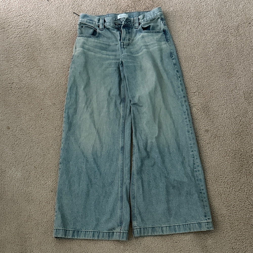Classic Blue Wide-Leg Women Jeans